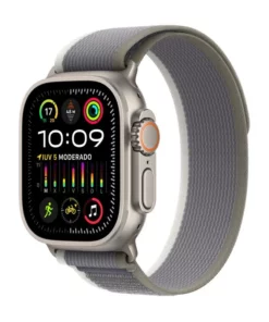 Apple Watch Ultra 2 GPS + Cellular 49mm Caja Titanio con Correa Loop Trail Verde/Gris M/L