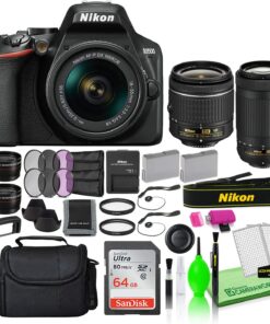 Appareil photo numérique reflex numérique Nikon D3500 24,2 MP avec objectifs 18-55 mm