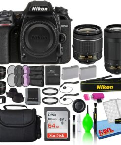 Appareil photo numérique Nikon D7500 20,9 MP DSLR avec objectifs 18-55 mm et 70-300 mm (13543)