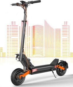 Trottinette Electrique Adulte Pliable Tout Terrain Scooter Electrique pour Adultes, Noir