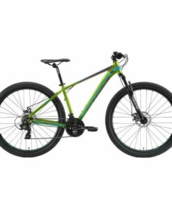 BIKESTAR | VTT | 29 Pouces | 21 vitesses Shimano avec frein à disque Hardtail | Vert Bleu